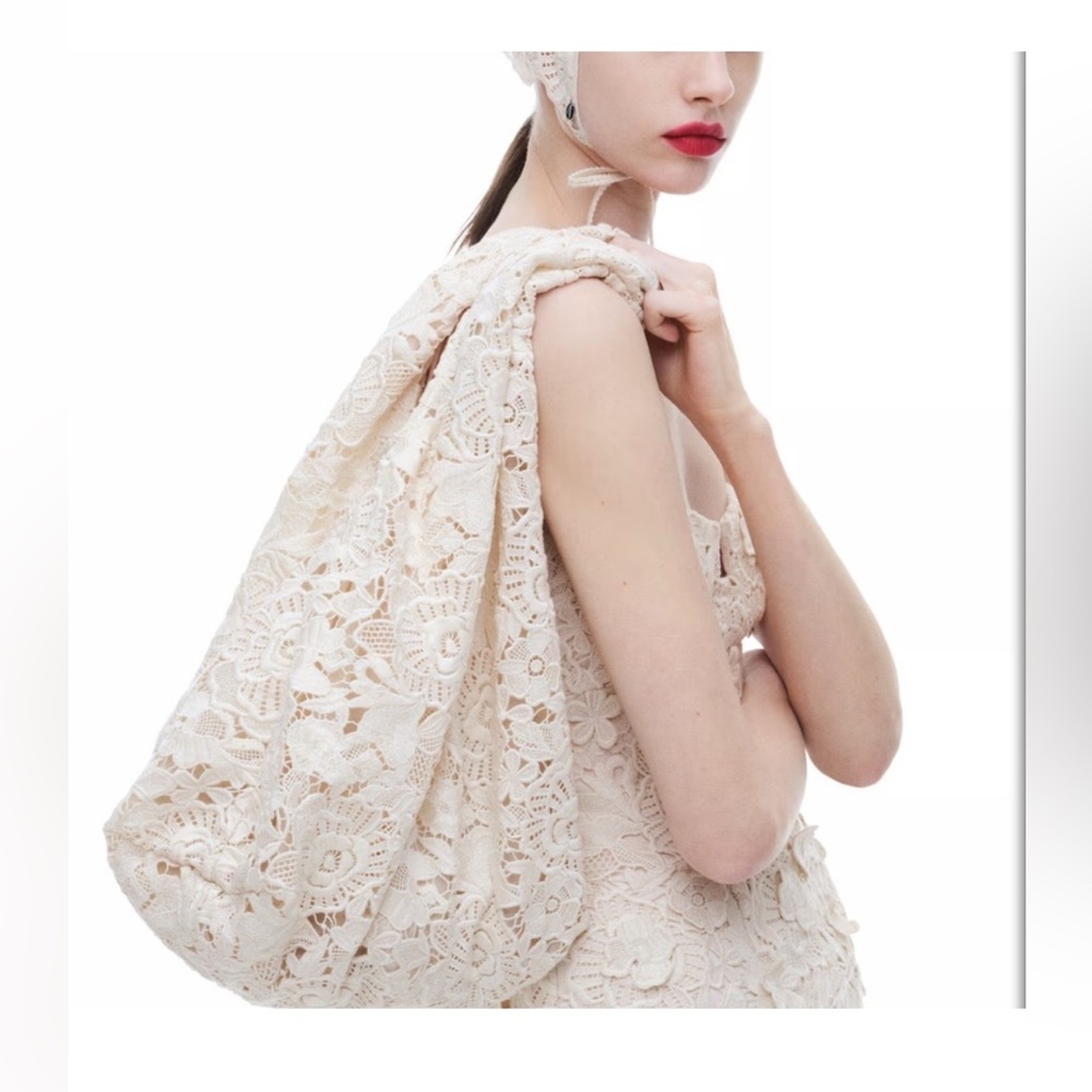 H&M x Magda Butrym lace tote bag